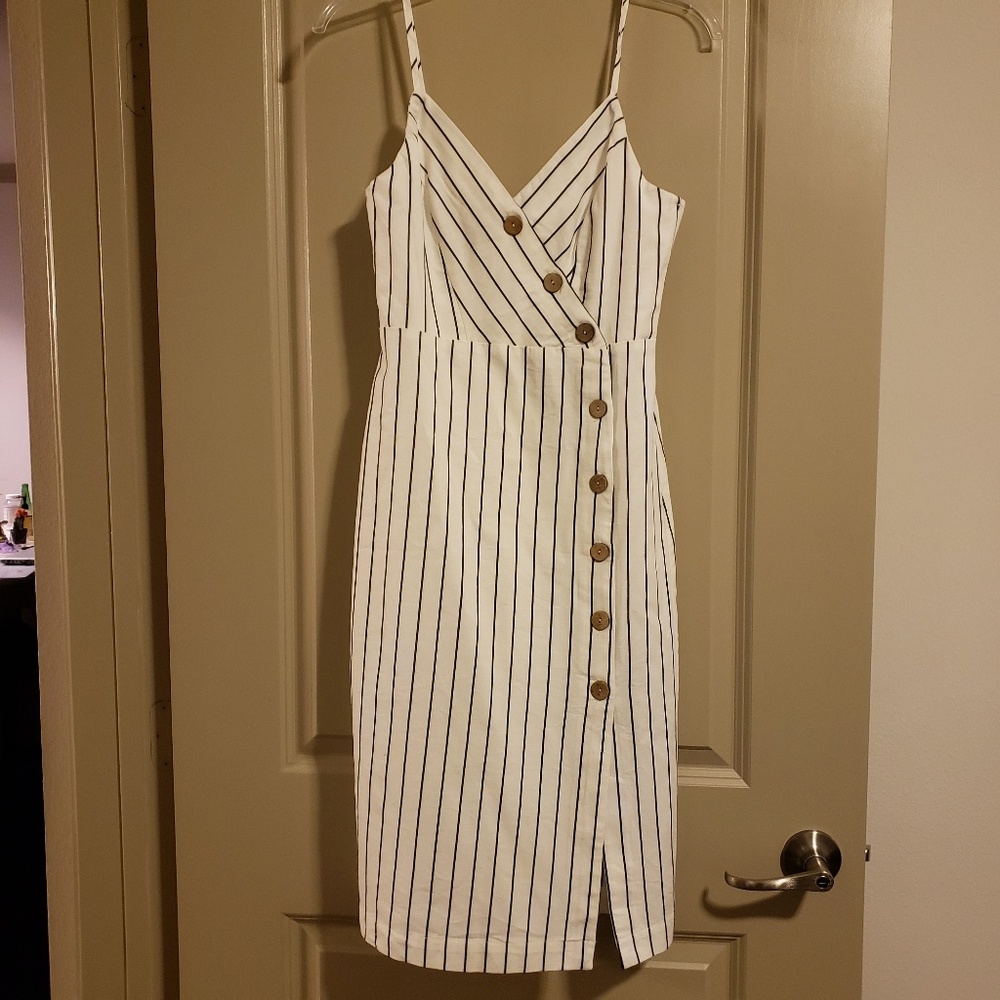 Asymmetrical Button Down Dress